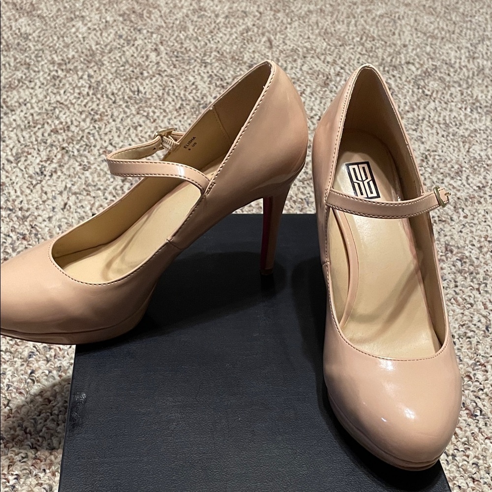 Signature Studio Blush Mary Jane Heels